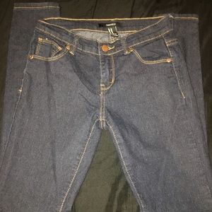 Dark blue skinny jeans